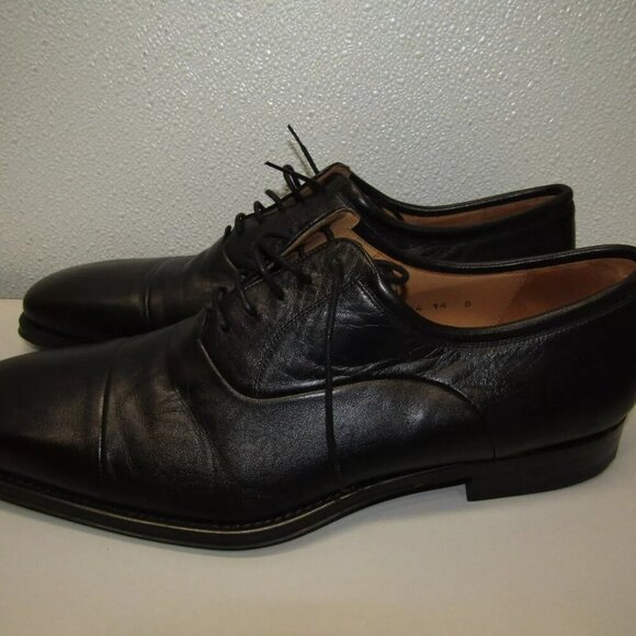 NEW Magnanni Men\'s  Federico Cap Toe Oxford Black Size 14D main image 6